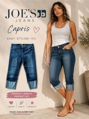 Joe's Jeans Dark Blue Denim‎ capris size 29